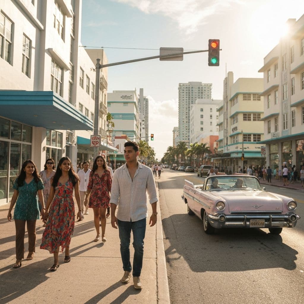 マイアミ到着・ホテルへ